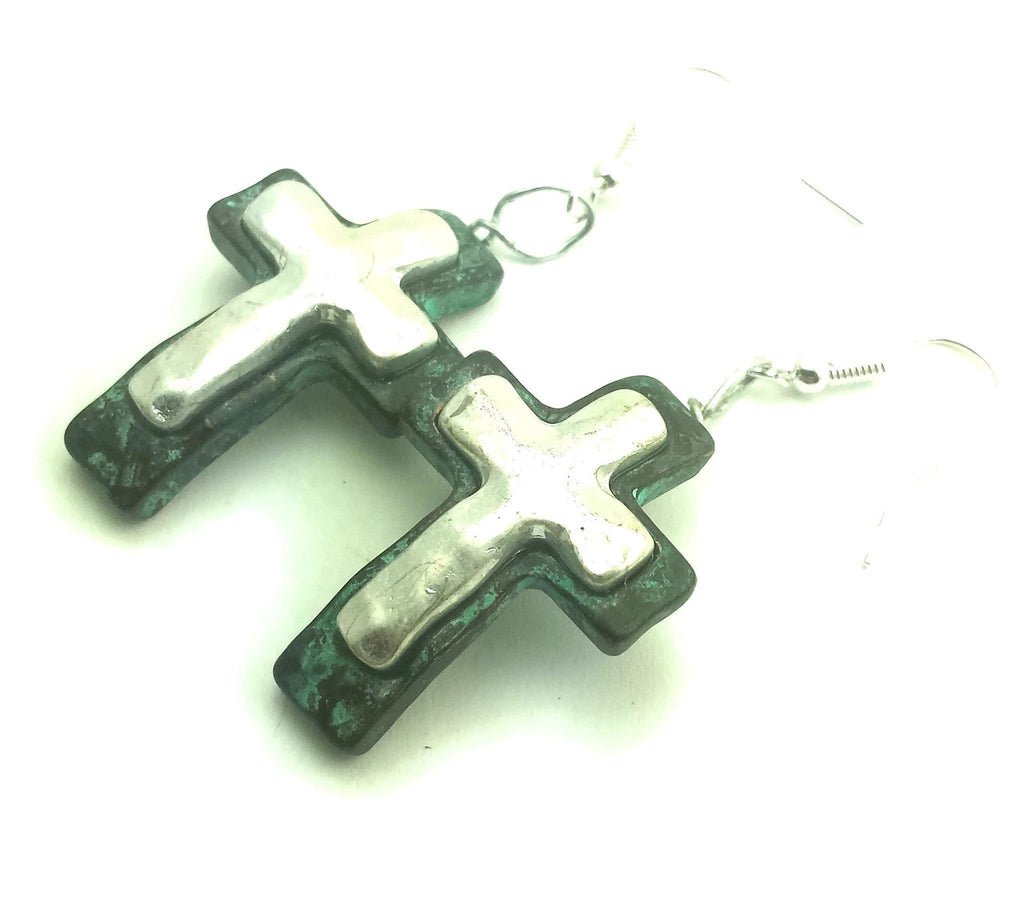 Wire Wrapping With Slider Beads To Make Earrings and Necklace #2