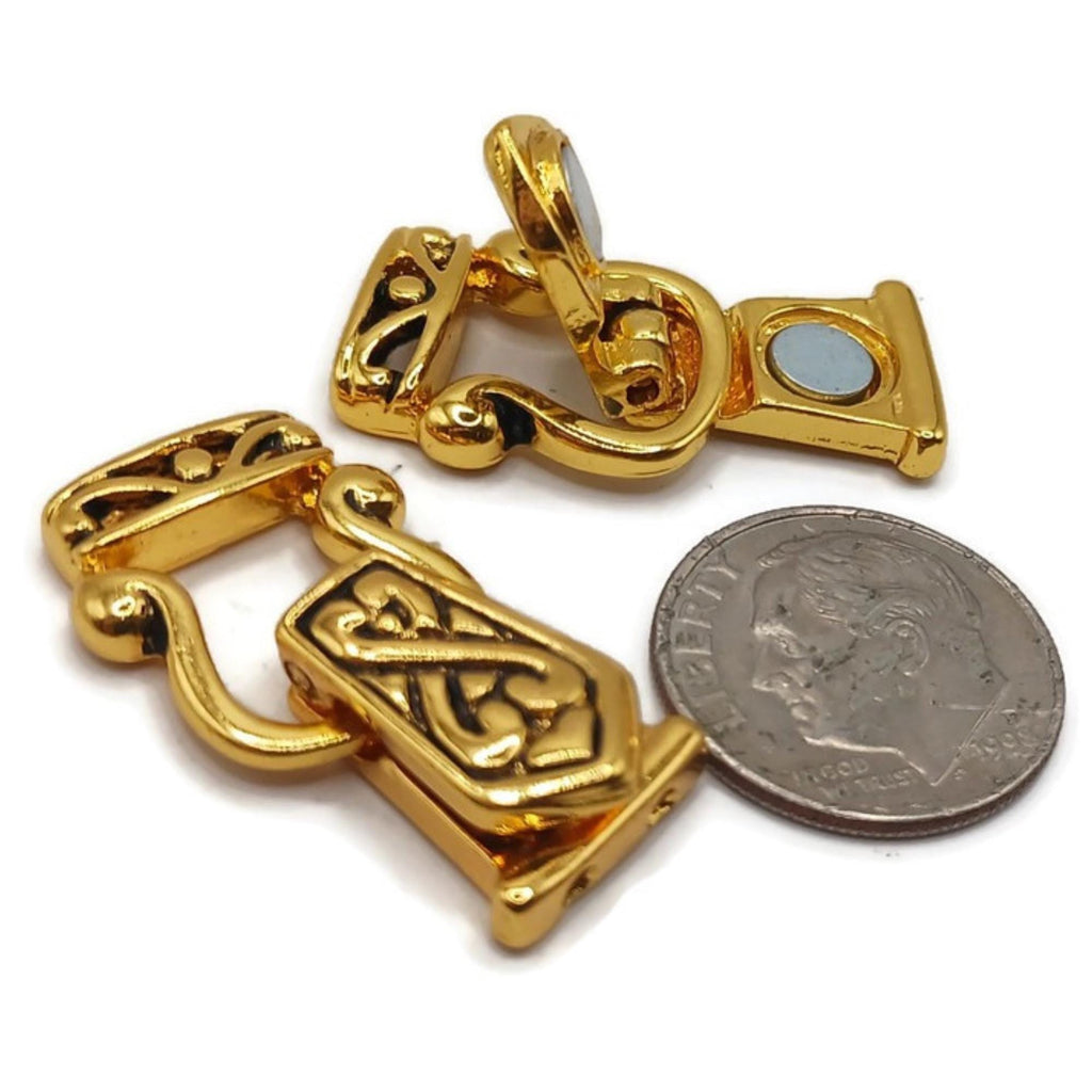 Fold Over Magnetic Clasp for Jewelry Making, Beading and Crafting into Necklaces or Bracelets 1133-clasp