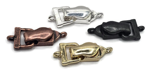 Fold Over Magnetic Clasps for Jewelry Making, Beading and Crafting into Necklaces or Bracelets Mix 7857
