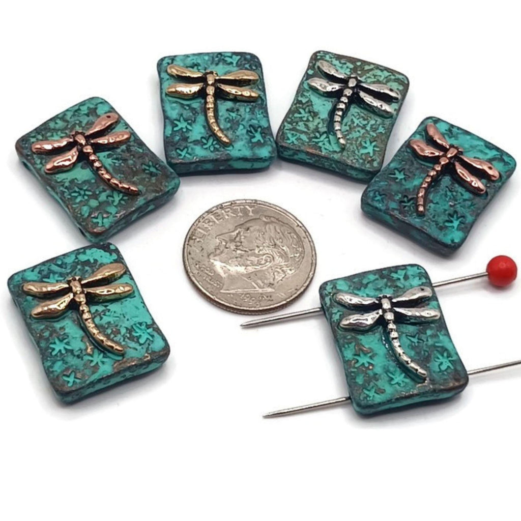 Incorporate copper dragonfly slider beads into your designs for a warm, earthy look.