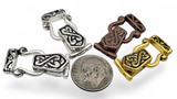 Celtic Design Fold Over Clasp Mix- Jewelry Designer Package - Bracelet or Necklace Fold Over Magnetic Clasps