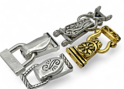 Mixed Metal Magnetic Jewelry Clasps - Gold and Silver - Bracelet or Necklace Clasps