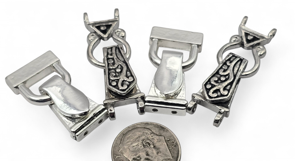 Mixed Silver Magnetic Clasps - Unique Magnetic Clasps for Jewelry Making - Bracelet or Necklace Clasps