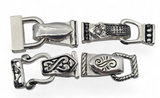 Silver 2 Hole Magnetic Clasp Mix - Unique Magnetic Clasps for Jewelry Making