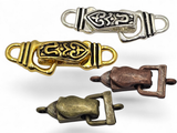 Mixed Mixed Metal Single Strand Fold Over Magnetic Clasps - Great for Jewelry Making!