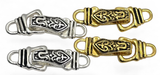 Silver and Gold Single Strand Fold Over Magnetic Clasps - Great for Jewelry Making!
