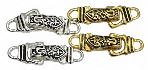 Silver and Gold Single Strand Fold Over Magnetic Clasps - Great for Jewelry Making!