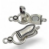Magnetic Clasps with a Fold Over Design for Crafting or Beading into Braclets or Necklaces 7856