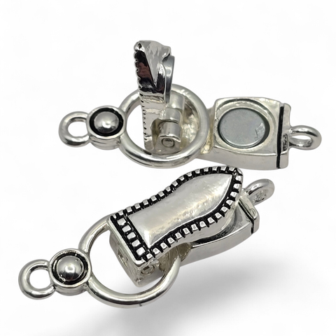 Magnetic Clasps with a Fold Over Design for Crafting or Beading into Braclets or Necklaces 7856