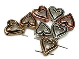 Slider Beads (Qty 8) 2 hole Metal Beads for Crafting Jewelry into Necklaces, Bracelets or Earrings - Great Findings or Spacers 208-N1 FST