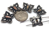 2 Hole Silver Slider Beads (Qt 5) In Butterfly Shapes for Jewelry Making for Bracelets and Necklaces 582 M14 FST