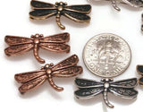 2 Hole Slider Beads (8 pc) Dragonfly Beads Sliderbeads Bracelet Beads Spacer Beads Double Strand Beads Unique beads 383-M11 FST