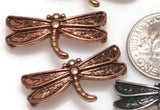 2 Hole Slider Beads (8 pc) Dragonfly Beads Sliderbeads Bracelet Beads Spacer Beads Double Strand Beads Unique beads 383-M11 FST