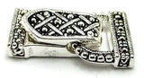Magnetic Clasps for Bracelets, Necklaces and Jewelry Design Silver with 2 holes for Double Strand  1926