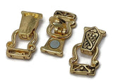 Magnetic Clasps Fold Over Magnetic Clasps Gold Magnetic Clasps Unique Clasps Necklace Clasps Bracelet Clasps Gold Celtic 9468