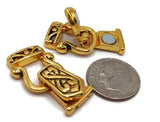 Fold Over Magnetic Clasp for Jewelry Making, Beading and Crafting into Necklaces or Bracelets 1133-clasp