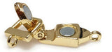 Magnetic Clasps for Jewelry Making into Bracelets or Necklaces for Beading Designs Single Strand 7857 GOLD Metal
