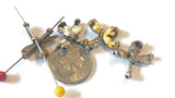 Slider Beads (Qt 7) Dragonfly Unique Beaded Designs 2 hole Beads - Great for Jewelry Making and other crafting 521-M11 FST