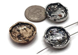 Slider Beads (Qty 9) 2 hole slider beads - Palm Tree Design for Jewelry Making, Crafting or Beading into Bracelets or Necklaces 586-M15 FST