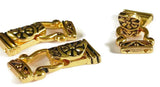 Magnetic Clasps Double 2-Strand Clasps in Gold for Beading, Jewelry Making, Crafting Bracelets or Necklaces 1213gld