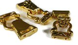 Magnetic Clasps Double 2-Strand Clasps in Gold for Beading, Jewelry Making, Crafting Bracelets or Necklaces 1213gld