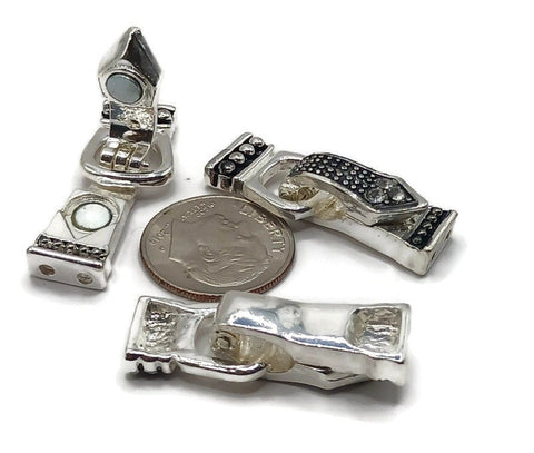 Fold over magnetic clasps Fold over design with a Magnet is Perfect for Jewelry Making for Bracelets or Necklaces 2934