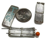 2 hole slider beads (Qty 7) Tree of Life Beads Spacer Beads Jewelry Making or Crafting into Bracelets Unique Spacers 322-n1 FST