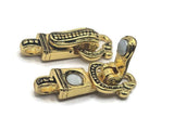 Magnetic Clasps in Gold for Jewelry Making into Necklaces or Bracelets or Crafting - Single Strand in Gold 4127-clasp