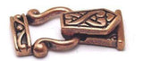Magnetic Clasps for Jewelry Designing into Necklaces, Bracelets or Crafting 2 hole Double Strand in Celtic Copper Design 1135