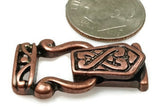 Magnetic Clasps for Jewelry Designing into Necklaces, Bracelets or Crafting 2 hole Double Strand in Celtic Copper Design 1135