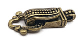 Magnetic Clasps for Jewelry Making - Single Strand Antique Brass or Antique Gold - Perfect for bracelets 4126 Light antgold