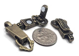 Magnetic Clasps for Jewelry Making - Single Strand Antique Brass or Antique Gold - Perfect for bracelets 4126 Light antgold