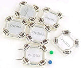 Slider Beads with a Photo Frame (qty 6) Football Themed Super Cute for Jewelry Making into Necklaces or Bracelets or Crafting 11142-N8 FST