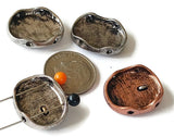 2 Hole Slide Beads  (11 pcs) Great for Jewelry Making or DIY Bracelet or Necklace Designs 514-H8 FST