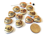 Slider Beads (12 pc) 2 hole beads Bird Beads Great for Jewelry Making, Bracelets, Necklaces - Mixed Metal Beads Spacer Beads m1-171 FST