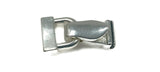 Fold Over Magnetic Clasps in Silver for Jewelry Making into Necklaces and Bracelets or Crafting 2 holes for Double Strand 7240