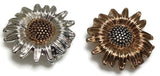 2 Hole Slider Beads (10 pc) Flower Beads Floral Beads Spacer Beads Flat Beads focal beads Sliderbeads 2 hole beads Unique Beads 479-M15 FST