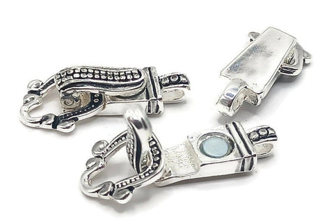 Magnetic Clasps in a Silver Single Strand Design for Jewelry Making, Beading Bracelets, and more. 3766