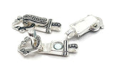 Magnetic Clasps in a Silver Single Strand Design for Jewelry Making, Beading Bracelets, and more. 3766