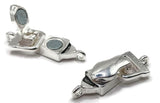 Fold Over Magnetic Clasps Clasp Bright Silver Clasps Single Strand Fold Over Clasp Magnetic Clasps Bracelet Clasps Jewelry Clasps 7857