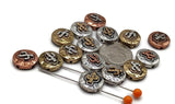2 Hole Slider Beads (15 pc) Western Beads Spacer Beads with a Cactus Design for Jewelry Making, Necklaces and Bracelets 578-N12 FST