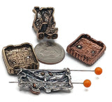 Slider Beads (8 pc) eternal life tree "wisdom" 2 hole beads Spacer Beads Sliderbeads Bracelet Beads Flat Beads Inspirational Beads 549-M11 FST
