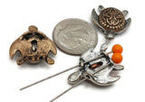 2 Hole Slider Beads (QTy 13) Beads Turtle Beads Flat Beads Bracelet Beads 4 hole beads Spacer Beads 560-M1 FST