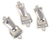 Fold Over Magnetic Clasps for Jewelry Making into Bracelets or Necklaces Silver Single Strand Closures with Magnets 9467