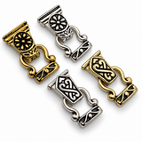 2 Hole - Gold & Silver - Clasp Mix as Shown