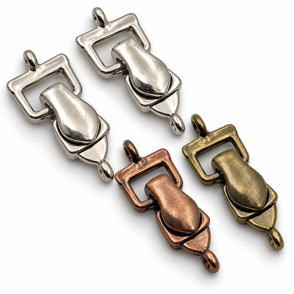 Single Loop - Mixed Metals ` - Clasp Set - 7857 Multi