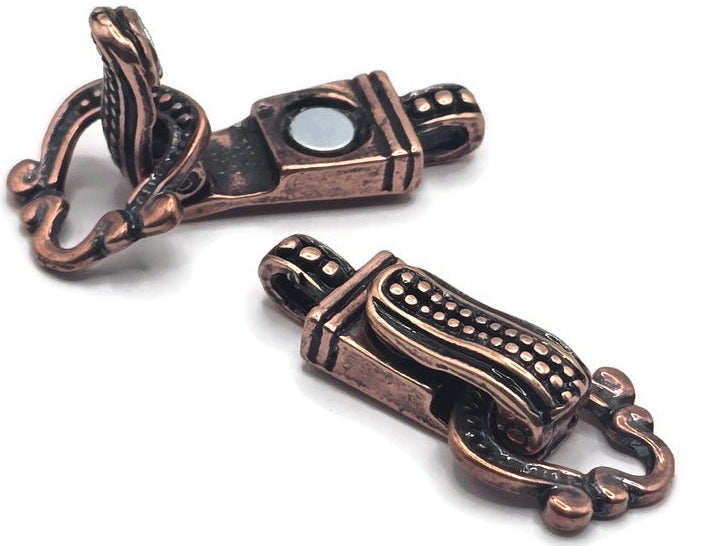 Fold Over Magnetic Clasps for Bracelets, Necklaces, and Jewelry Making or Crafting 4125