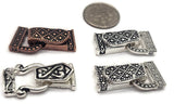 Fold Over Magnetic Clasps for Jewelry Making, Necklaces or Bracelets Silve rand Antique Copper  Double Strand Mix Lot