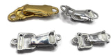 Fold Over Magnetic Clasps for Jewelry Making, Necklaces or Bracelets Silver and Bright Gold Single or Multi-Strand Mix Lot