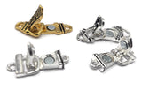 Fold Over Magnetic Clasps for Jewelry Making, Necklaces or Bracelets Silver and Bright Gold Single or Multi-Strand Mix Lot
